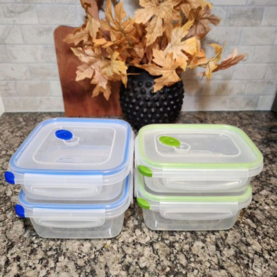 Sterilite 3.1 Cup Rectangular UltraSeal Food Storage Container, Green (12 Pack)