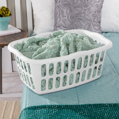 Sterilite 1.5 Bushel Plastic Clothes Laundry Basket Bin, Assorted (24 Pack)