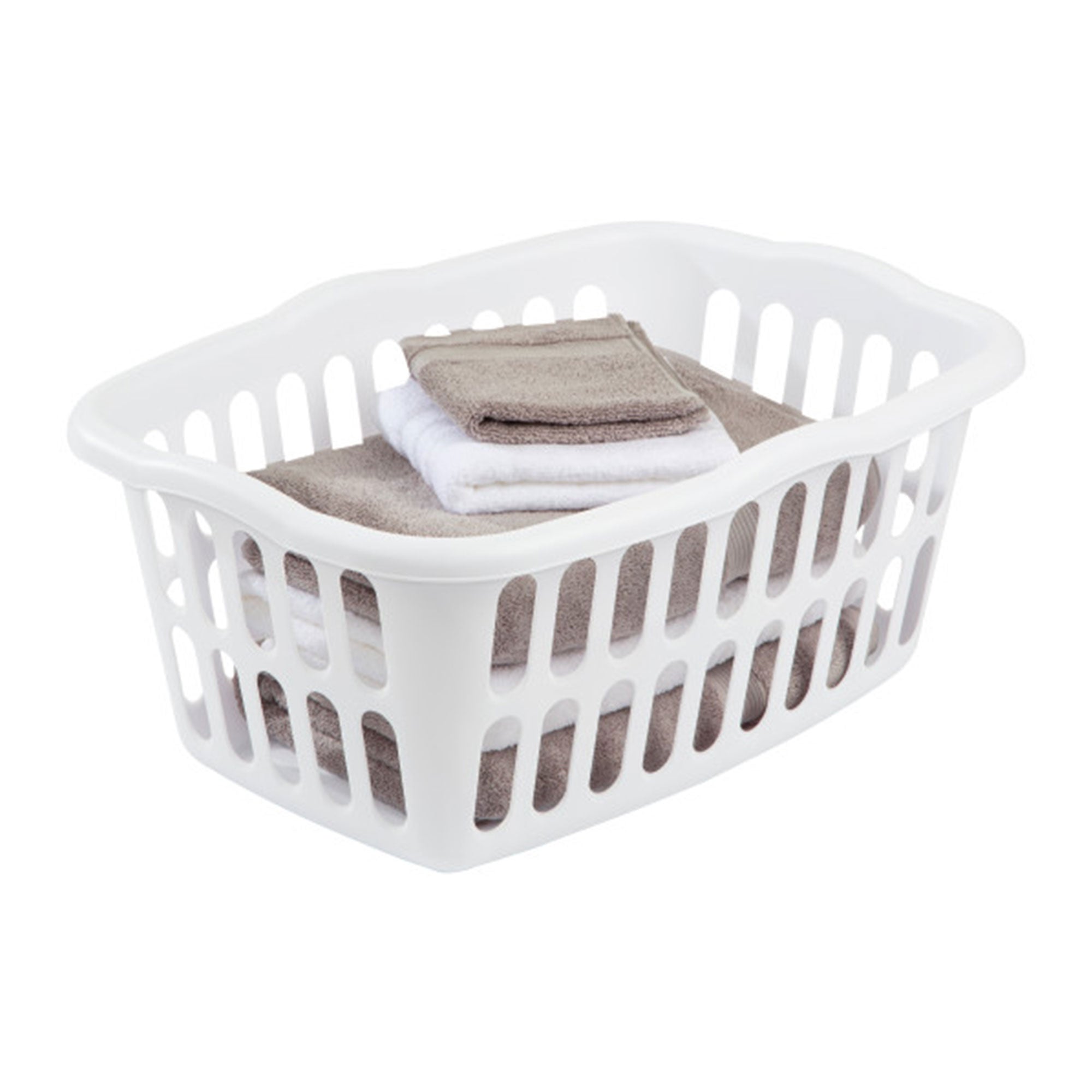 Sterilite 1.5 Bushel Plastic Clothes Laundry Basket Bin, Assorted (24 Pack)