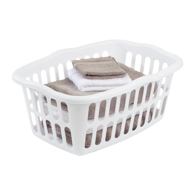 Sterilite 1.5 Bushel Plastic Clothes Laundry Basket Bin, Assorted (24 Pack)