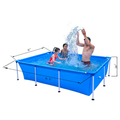 JLeisure 8.5 x 6 Ft Pool Bundle w/ Cartridge Filter Pump & Replacement Part
