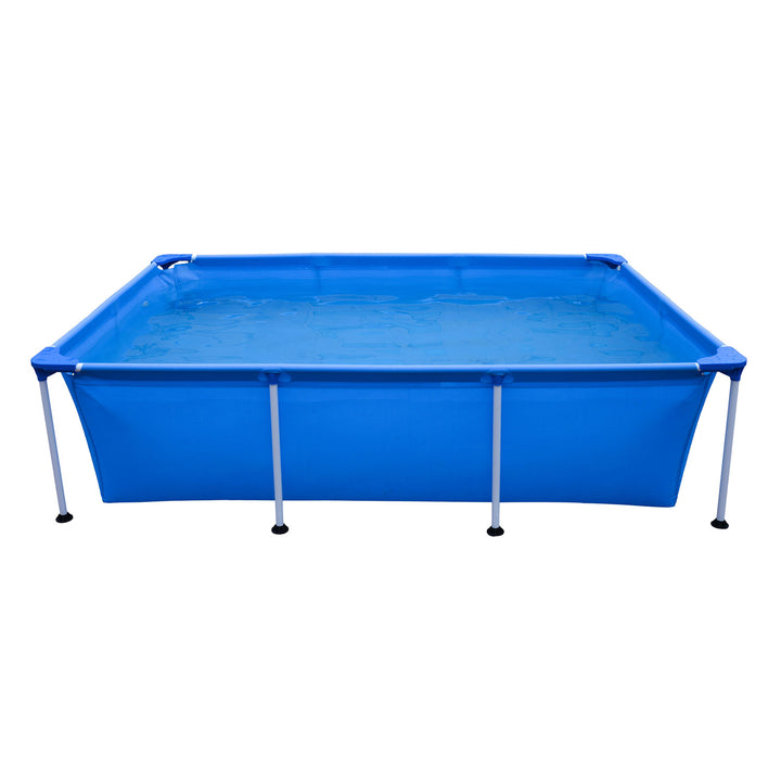 JLeisure 17818 Above Ground Rectangular Steel Frame Pool, 8.5 x 6 Ft (Open Box)