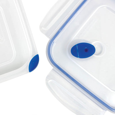 Sterilite 4.0 Cup Square Ultra-Seal Food Storage Container, Blue (6 Pack)