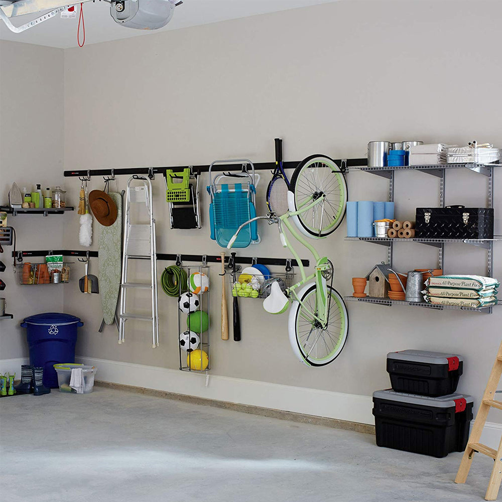 Rubbermaid FastTrack Wall S Hook 2 Handle Organizer Rack for Hand Tools (Used) - VMInnovations