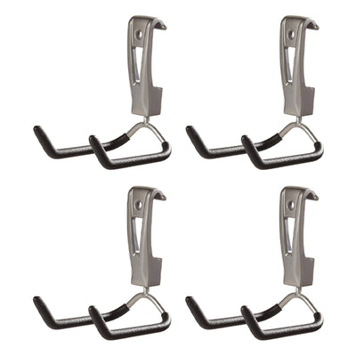 Rubbermaid 1784456 Wall Mounted Rope, Hose Garage Storage Utility Hook (4 Pack) - VMInnovations