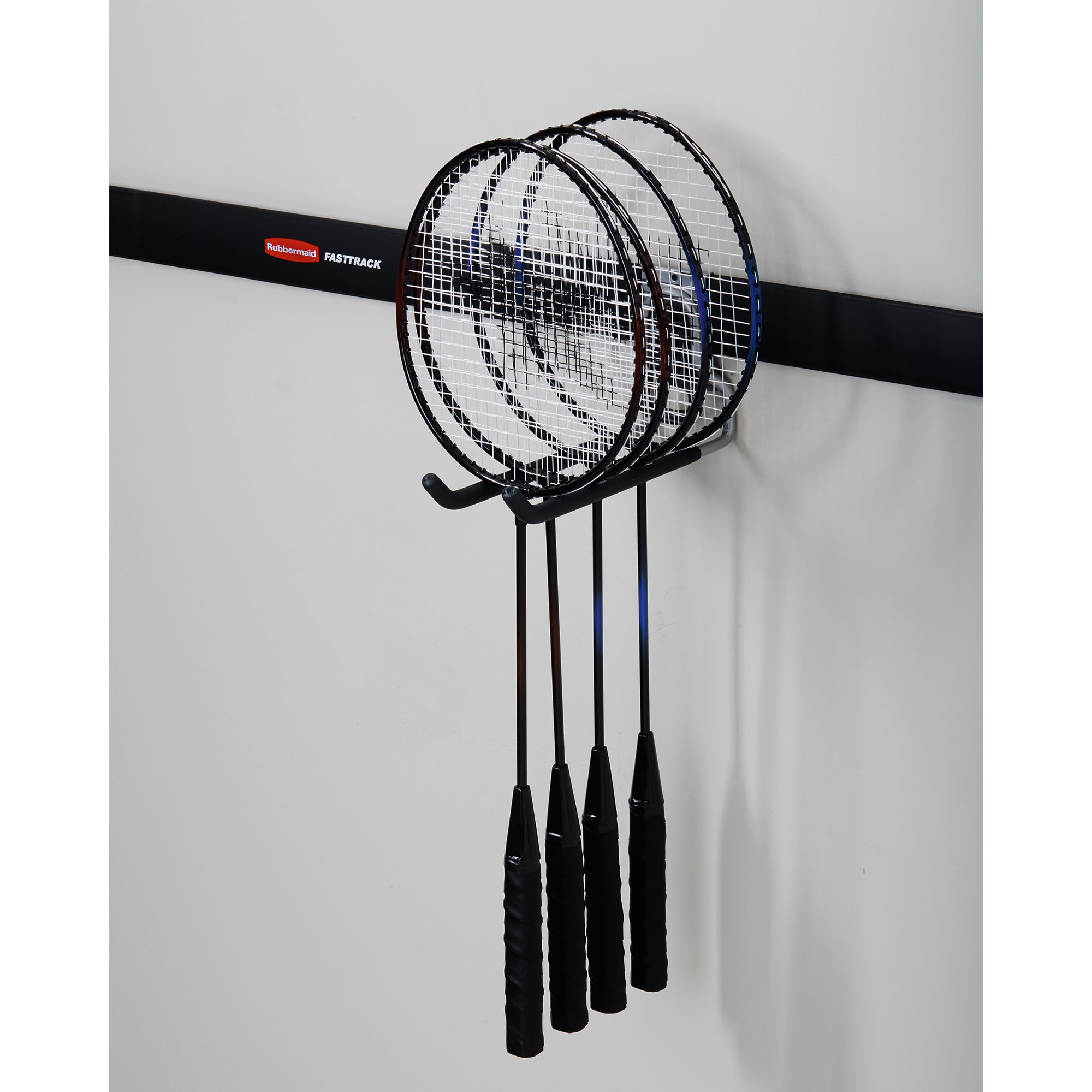 Rubbermaid FastTrack Wall Mounted Garage Storage Utility Multi Hook (4 Pack)