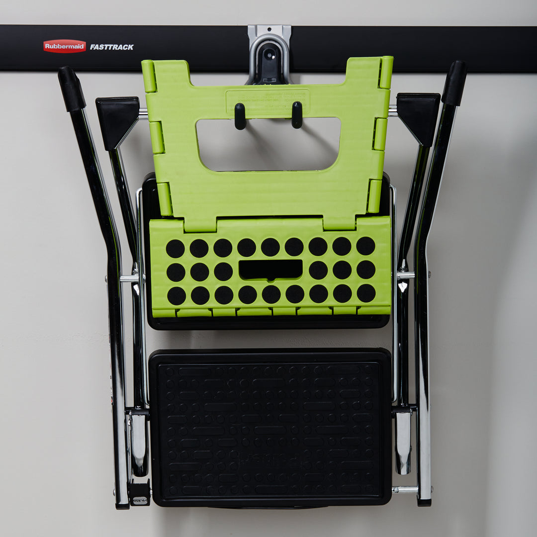 Rubbermaid Fast Track Wall Mounted Garage Storage Utility Multi Hook (2 Pack)