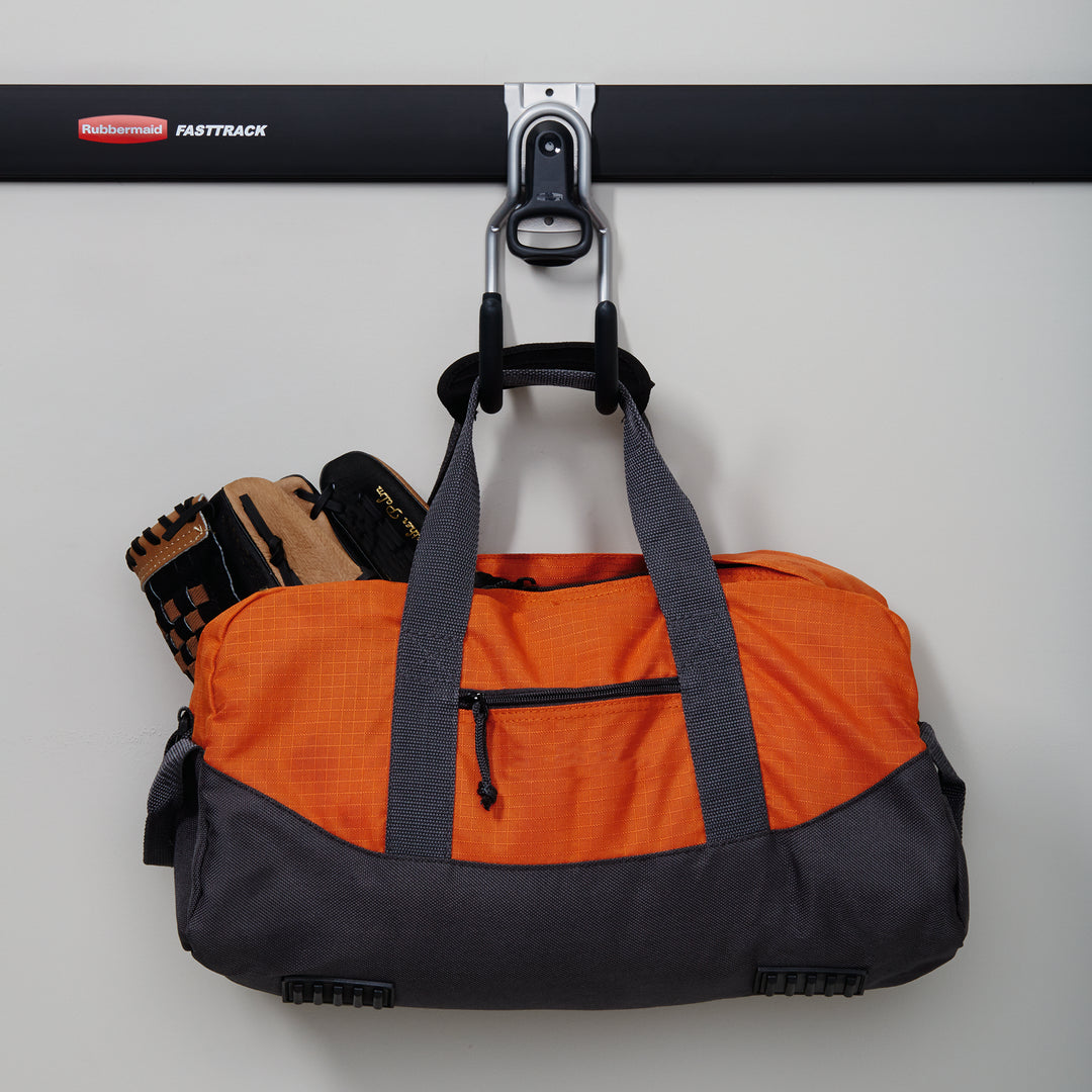 Rubbermaid Fast Track Wall Mounted Garage/Garden Storage Utility Hook (2 Pack)