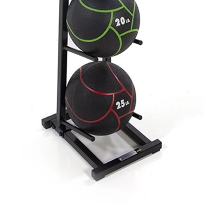 Power Systems Medicine Ball Tree Rack for 5 Standard Size Balls, Black(Open Box)