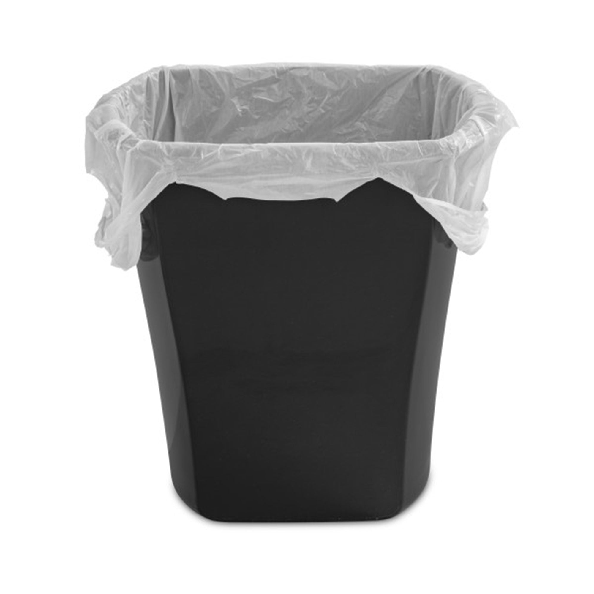 Sterilite 10519006 3 Gallon Ultra Plastic Wastebasket Trash Can, Black (6 Pack) - VMInnovations