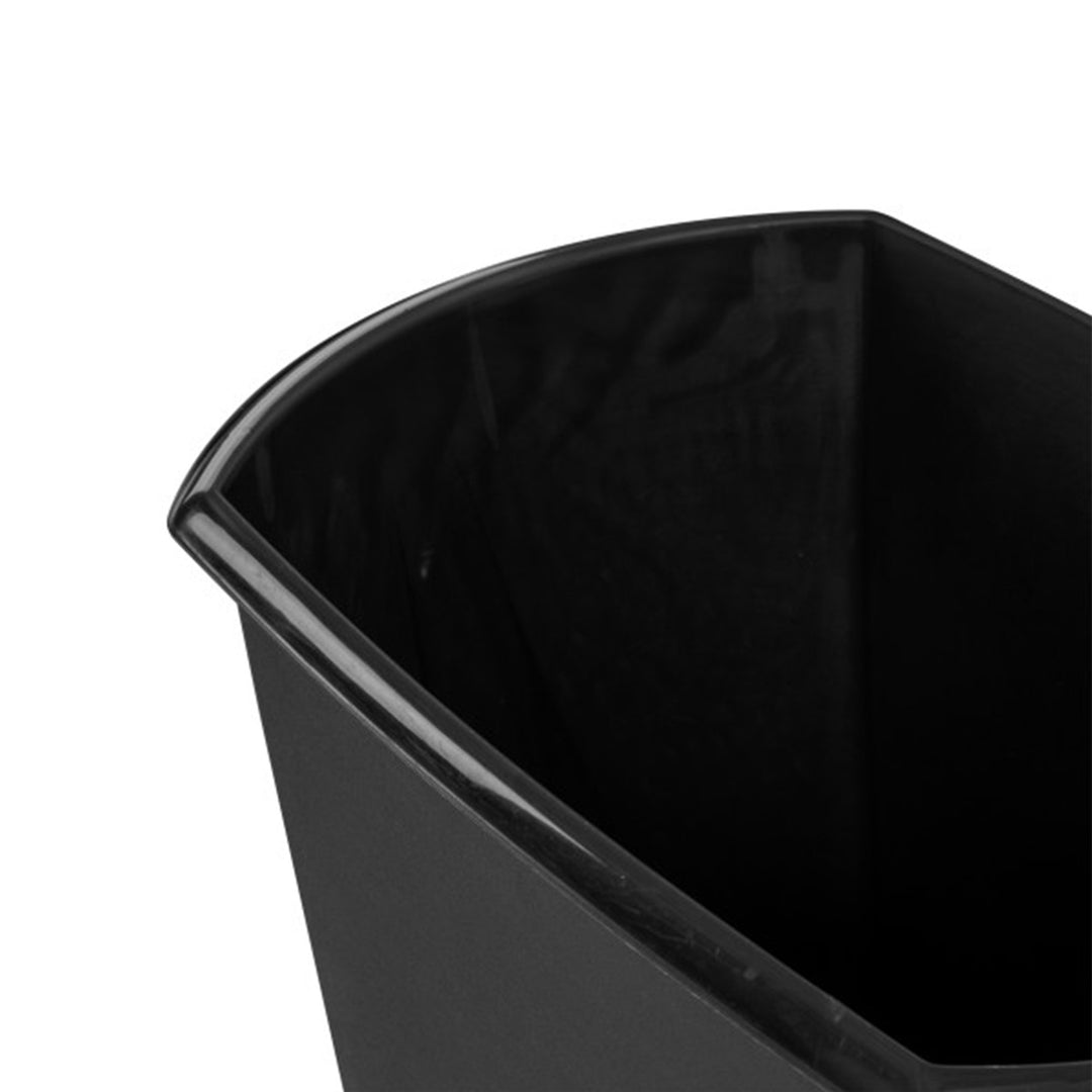 Sterilite 10519006 3 Gallon Ultra Plastic Wastebasket Trash Can, Black (6 Pack)