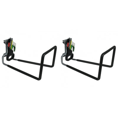 Rubbermaid FastTrack Rail Garage Storage System Water Hose Hook, Black (2 Pack) - VMInnovations