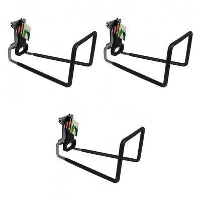 Rubbermaid FastTrack Rail Garage Storage System Water Hose Hook, Black (3 Pack) - VMInnovations
