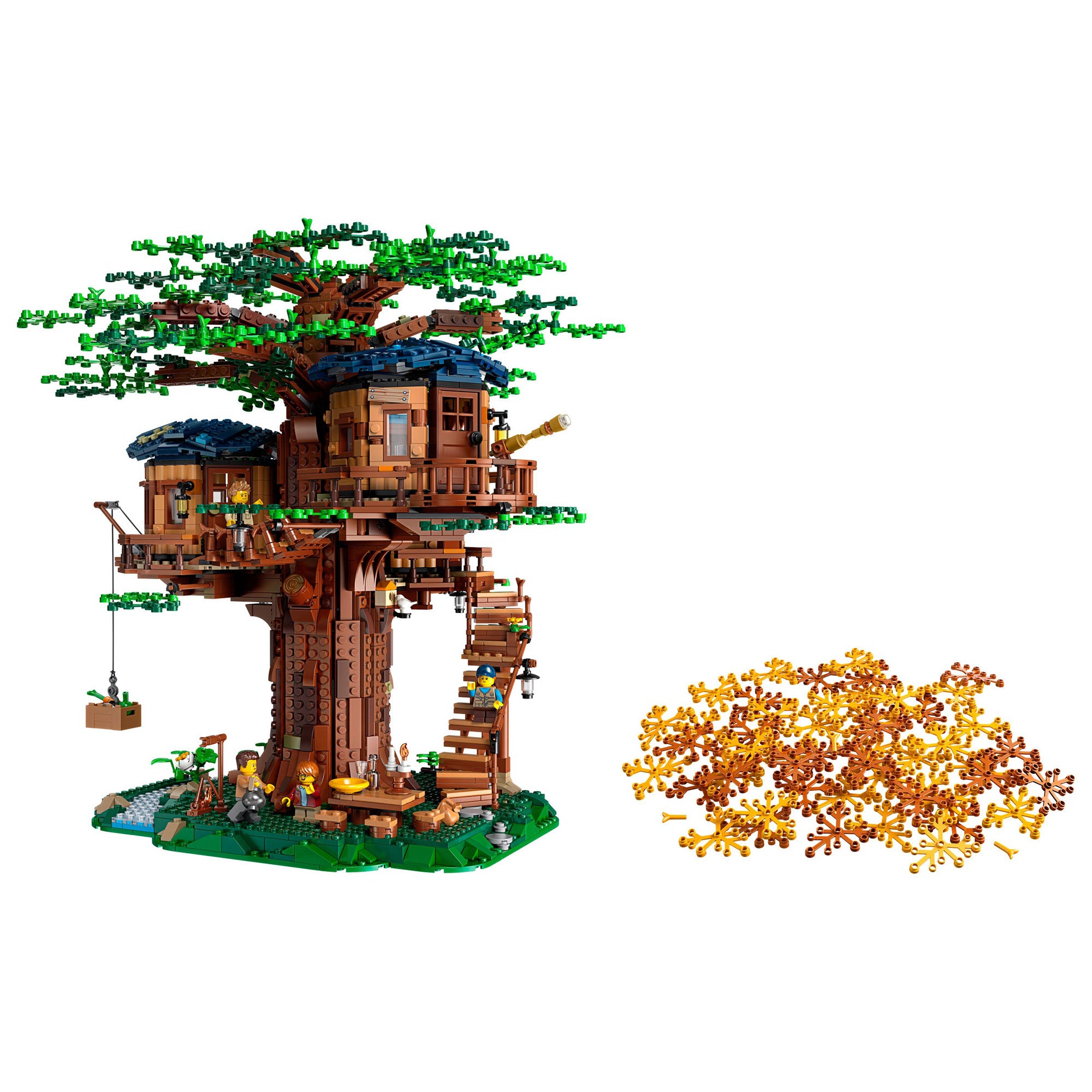 LEGO Ideas 21318 Tree House 3036 Piece Block Building Set with 4 Minifigures