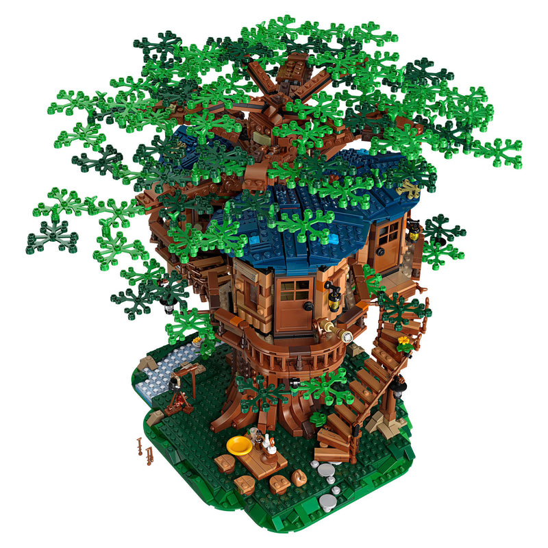 LEGO Ideas Tree House 3036 Piece Block Building Set w/ 4 Minifigures (For Parts)