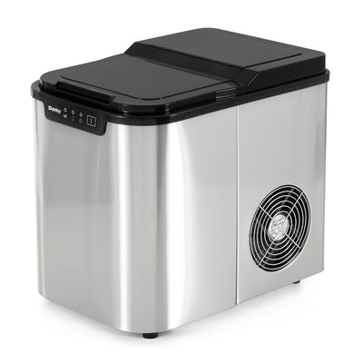 Danby 2-Pound Capacity Electric Self-Cleaning Spotless Steel Ice Maker (Used)
