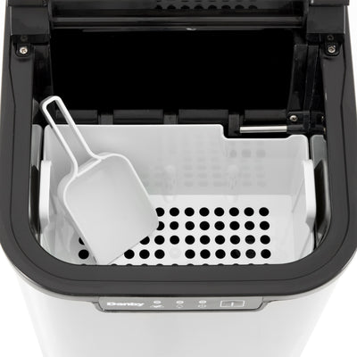 Danby 2-Pound Capacity Electric Self-Cleaning Spotless Steel Ice Maker (Used)