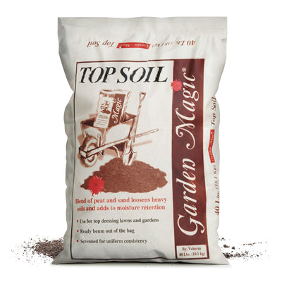 Michigan Peat Garden Magic Organic Planting Potting Soil, 40 Pound Bag (8 Pack) - VMInnovations