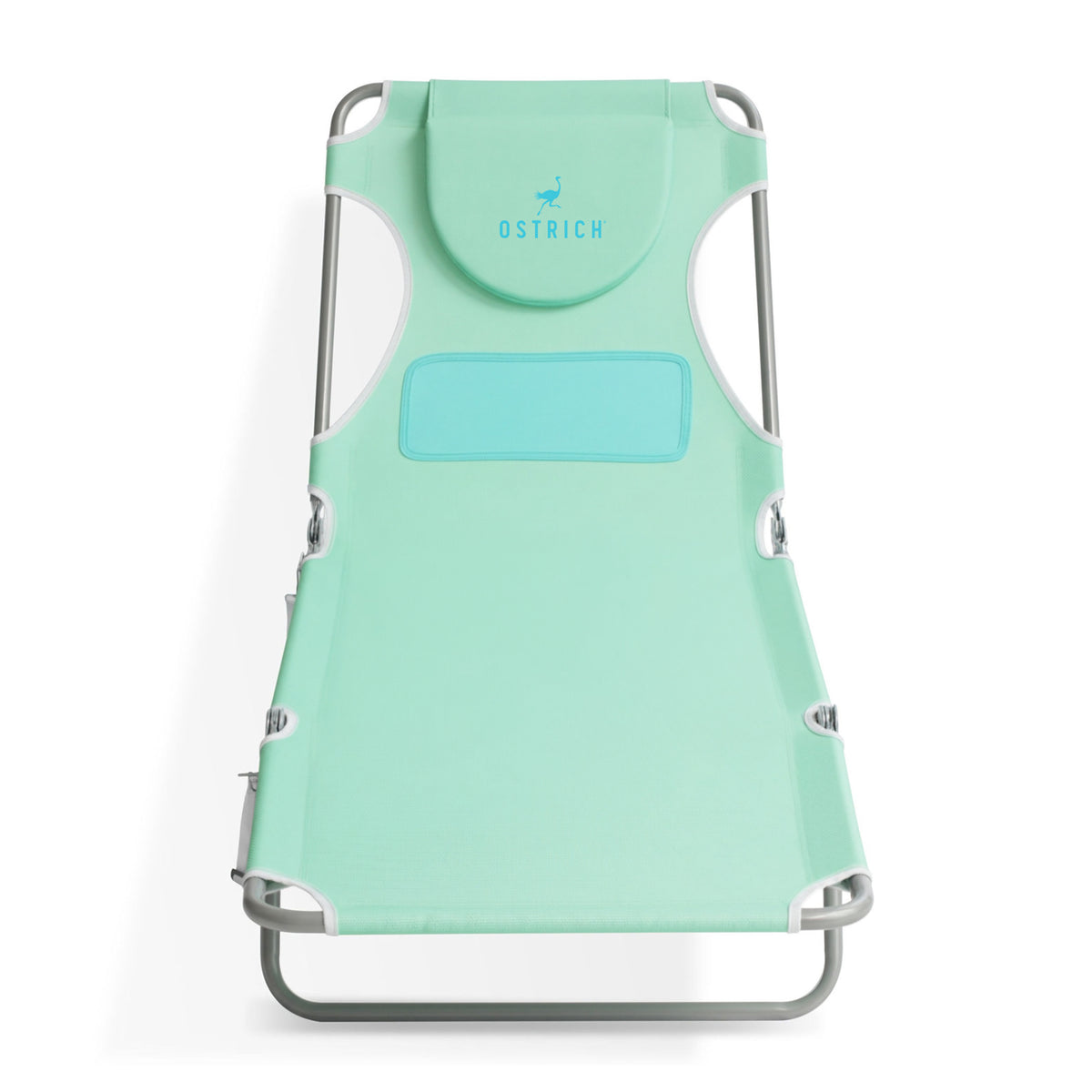 Ostrich Ladies Comfort Lounger, Beach Camping Pool Tanning Chair, Teal(Open Box)