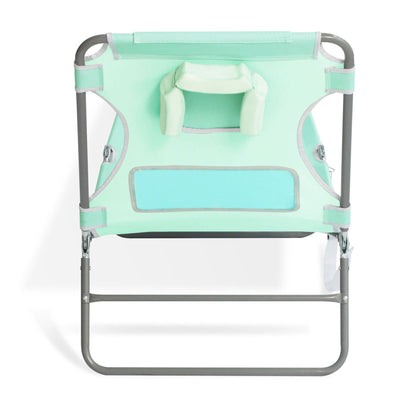 Ostrich Ladies Comfort Lounger, Beach Camping Pool Tanning Chair, Teal (Used) - VMInnovations
