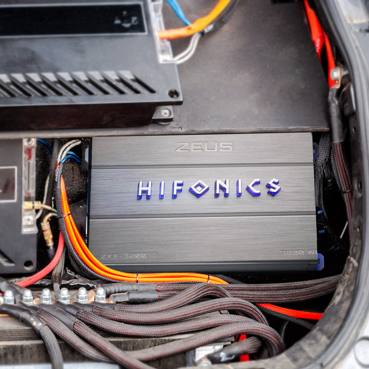 Hifonics Zeus 1200-Watt Max Class D Monoblock Car Audio Amplifier | ZXX-1200.1D