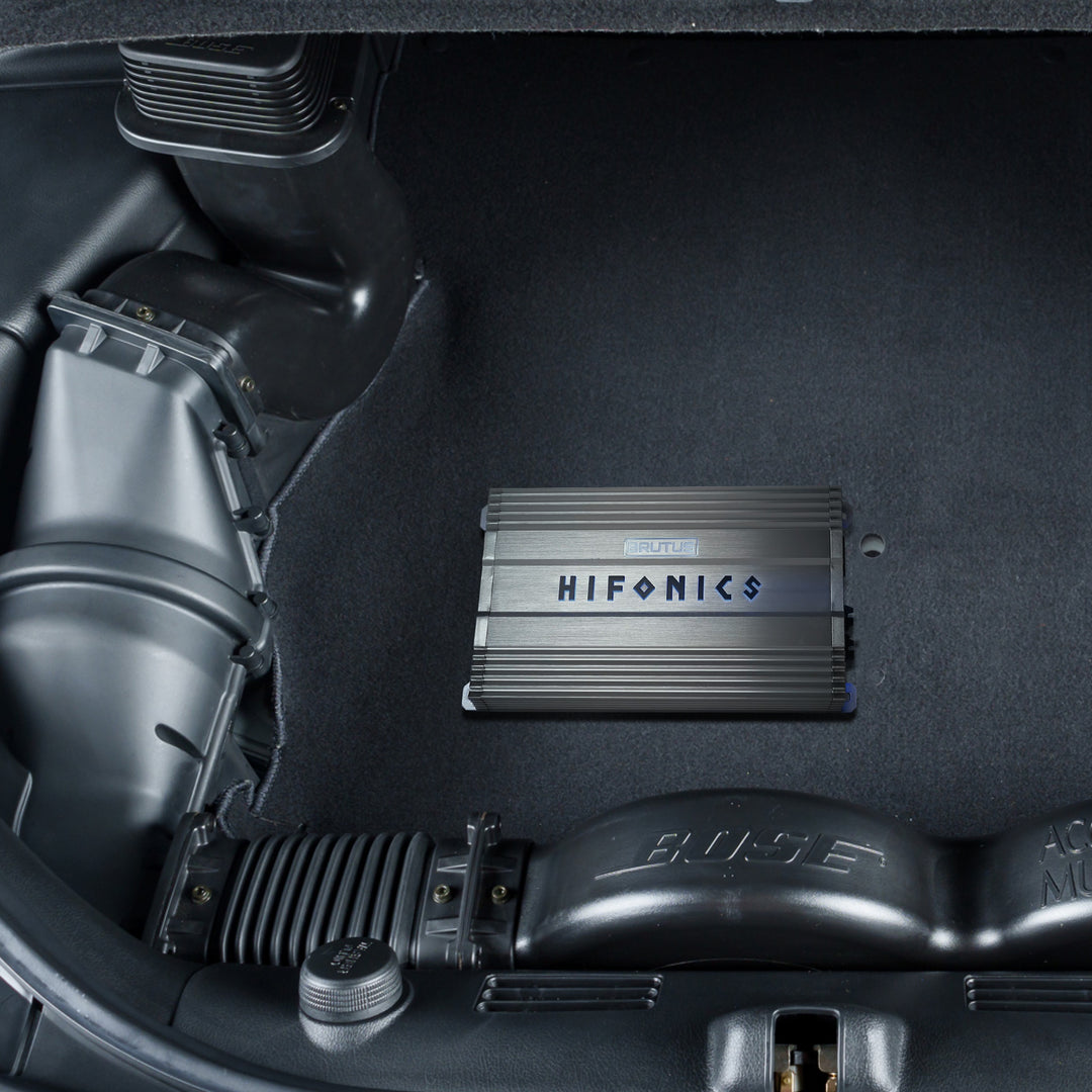 Hifonics BG-4000.1D Brutus Gamma Mono D 4000W Car Audio Subwoofer Amp, Bass Knob