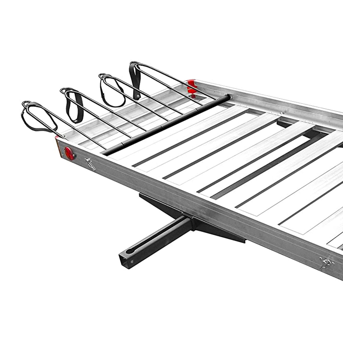 Tow Tuff Heavy Duty 2-in-1 Aluminum Cargo Carrier with Bike Rack (Open Box) - VMInnovations