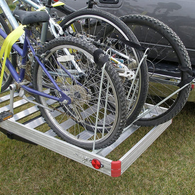 Tow Tuff Heavy Duty 2-in-1 Aluminum Cargo Carrier with Bike Rack (Used)