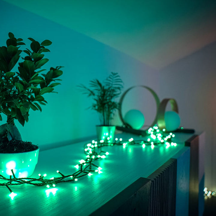 Twinkly Strings App-Controlled Smart LED Christmas Lights 400 Multicolor 105-Ft - VMInnovations