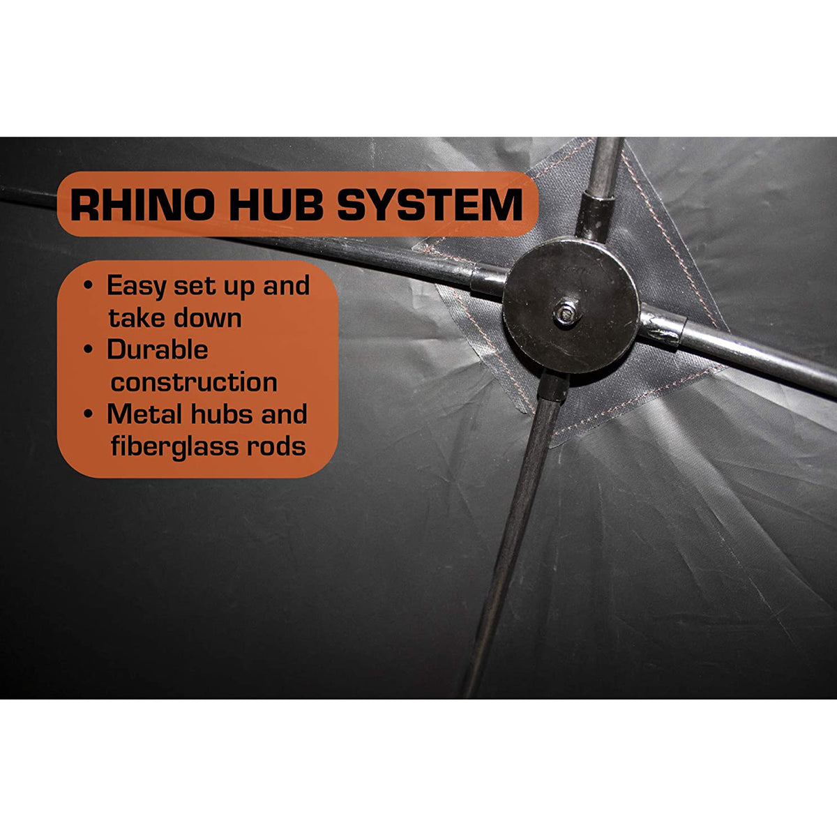 Rhino Blinds R150 Durable 3 Person Outside Game Hunting Ground Blind (Open Box)