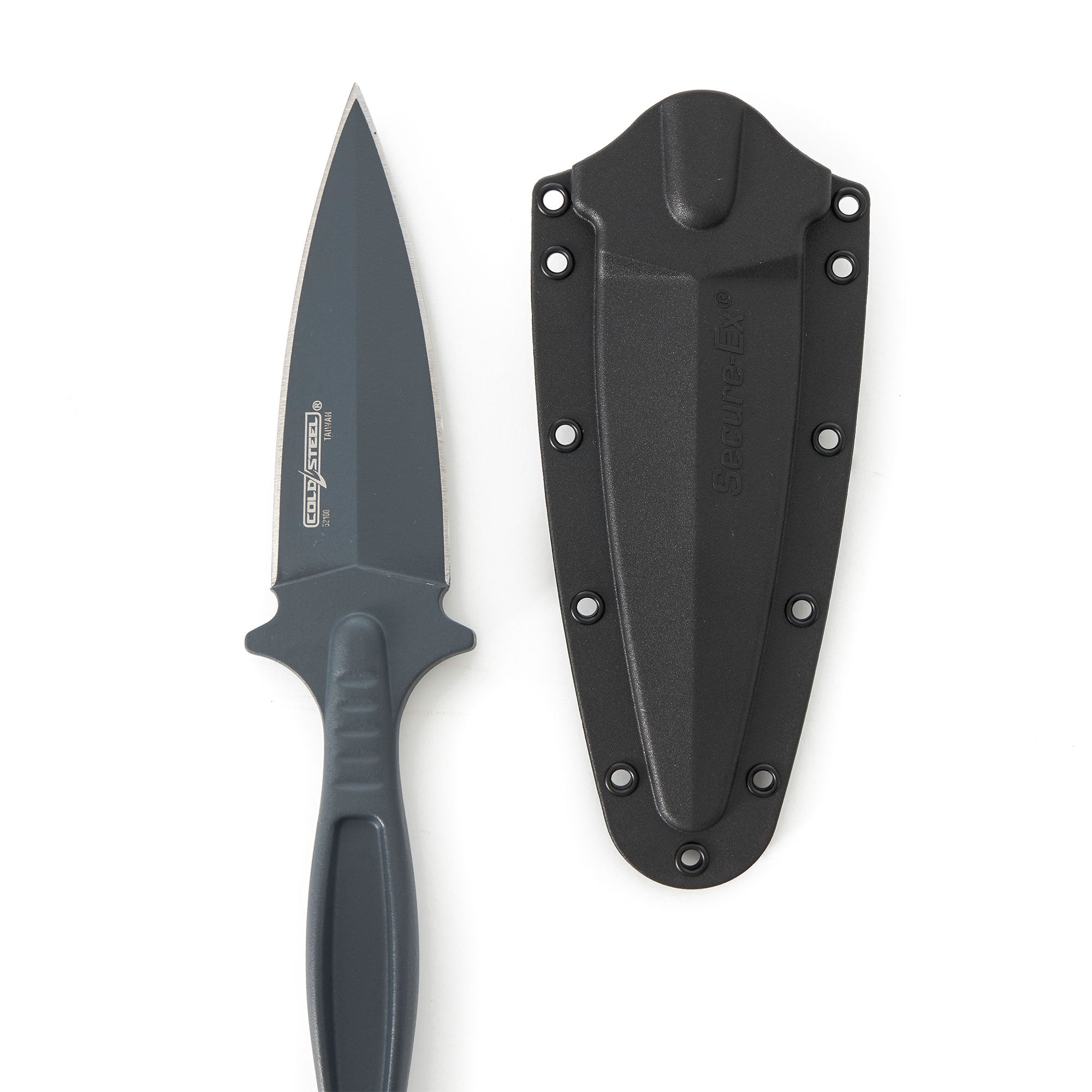 Cold Steel Razor Sharp Drop Forged Battle Ring Fixed Blade Secure Sheath (Used)