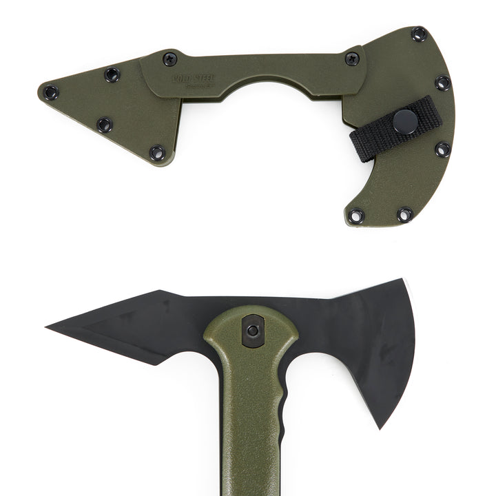 Cold Steel Carbon Steel Trench Hawk Tomahawk Throwing Axe and Sheath (Open Box) - VMInnovations