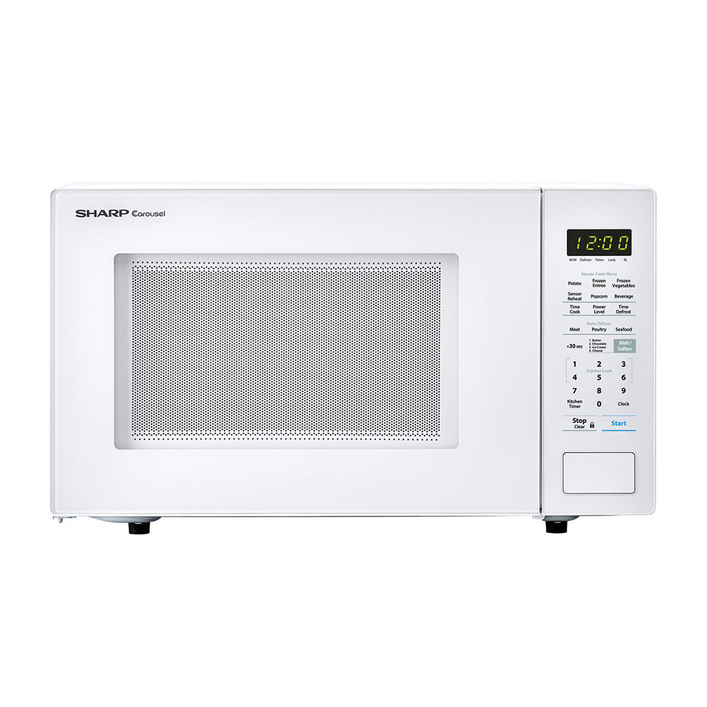 Sharp Countertop Microwave Oven 1000W, White (Certified Refurbished) (For Parts)