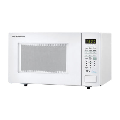 Sharp Countertop Microwave Oven 1000W, White (Certified Refurbished) (For Parts)