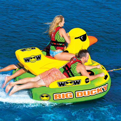 WOW Watersports Mega Ducky 2 Person Boating Tube and Big Ducky 3 Person Tube
