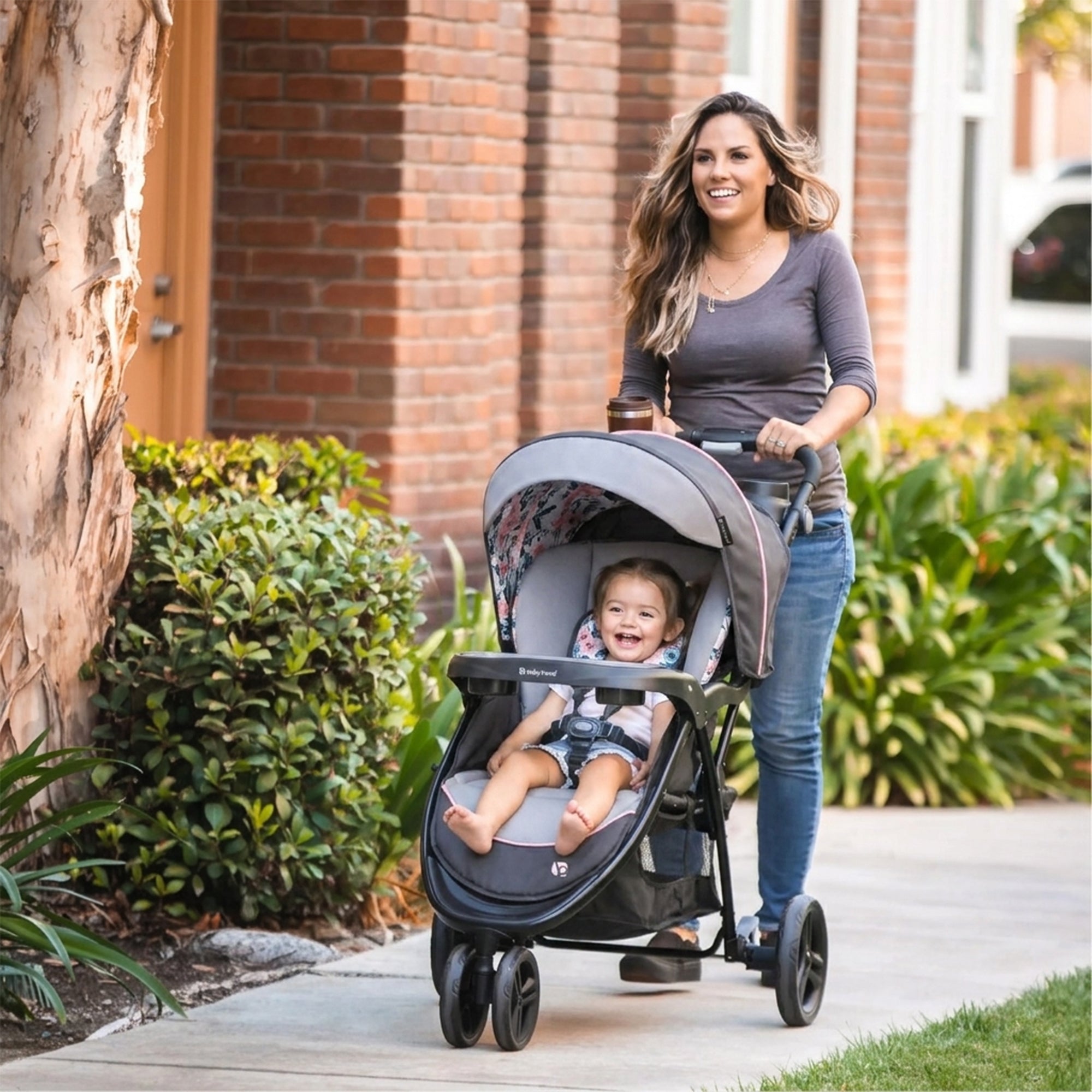 Baby Trend Sky View Plus Folding Infant Carseat Stroller Travel System(Open Box)