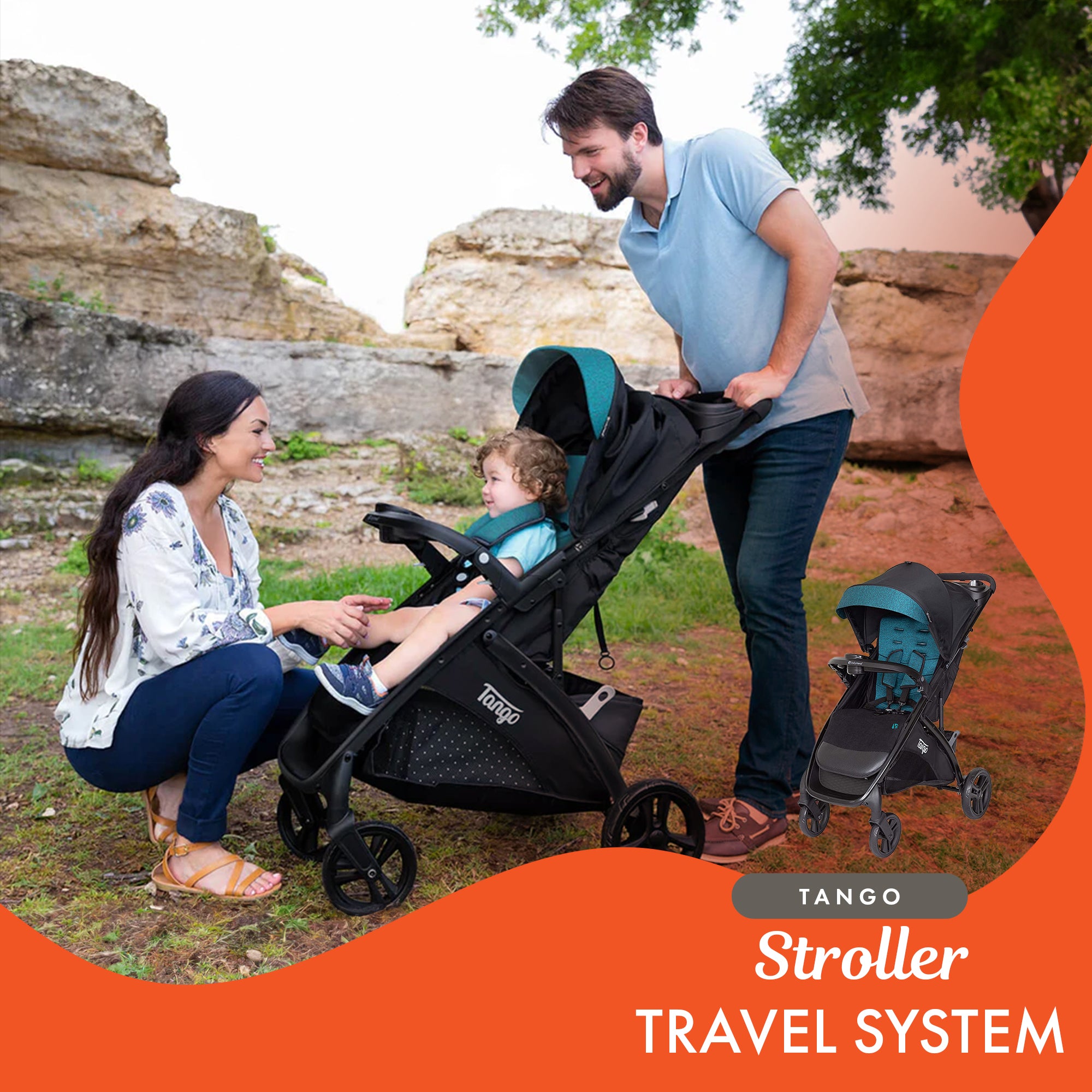 Baby Trend Tango Infant Car Seat Stroller Travel System, Veridian (Open Box)