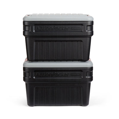 Rubbermaid 24 Gal Action Packer Lockable Latch Storage Container (2 Pack) (Used) - VMInnovations
