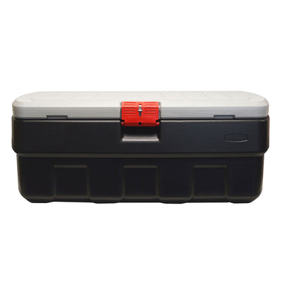 Rubbermaid 48 Gallon Action Packer Latch Storage Box Container, Black (Open Box) - VMInnovations