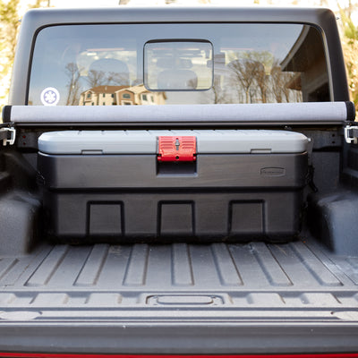 Rubbermaid 48 Gallon Action Packer Latch Storage Box Container, Black (Open Box) - VMInnovations