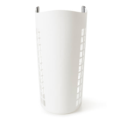 Gracious Living Flex 87 L Plastic Dirty Clothes Laundry Hamper, White (Damaged) - VMInnovations