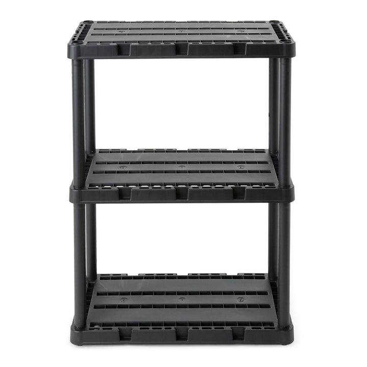 Gracious Living Knect A Shelf Fixed Storage 3 Shelf Shelving Unit (Open Box) - VMInnovations
