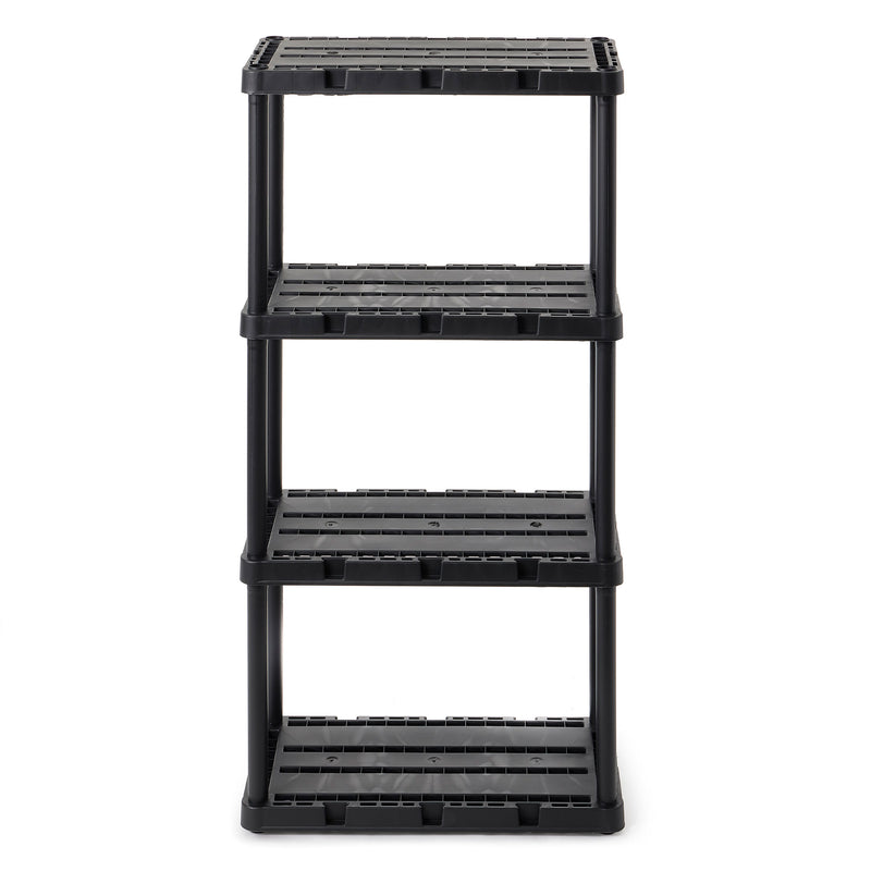 Gracious Living 4 Shelf Knect-A-Shelf Fixed Height Ventilated Light Duty Storage