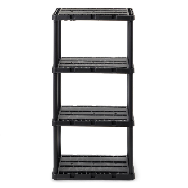 Gracious Living Knect A Shelf Light Fixed Storage 4 Shelf Shelving Unit (Used) - VMInnovations