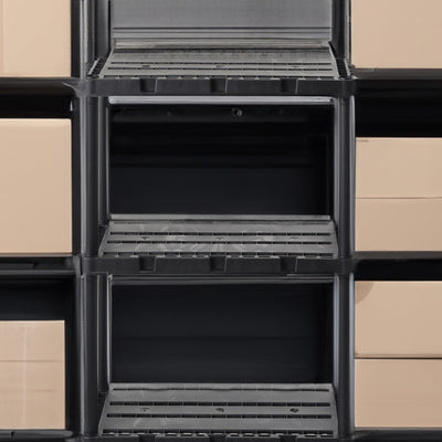 Gracious Living Knect A Shelf Fixed Storage 4 Shelf Shelving Unit (Open Box)