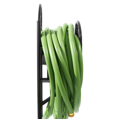 Liberty Garden 5-Prong Gauge Steel Scroll Water Hose Stand w/ Shelf (Open Box) - VMInnovations