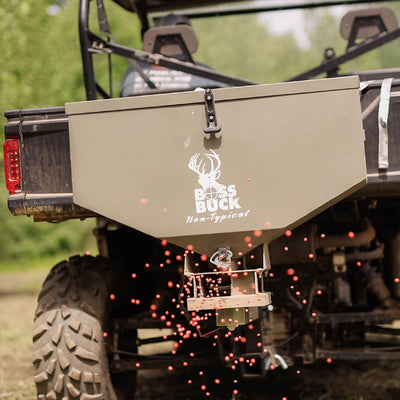 Boss Buck BB-1.80 80 Pound Capacity Non-Typical ATV Feed Spreader and Seeder - VMInnovations