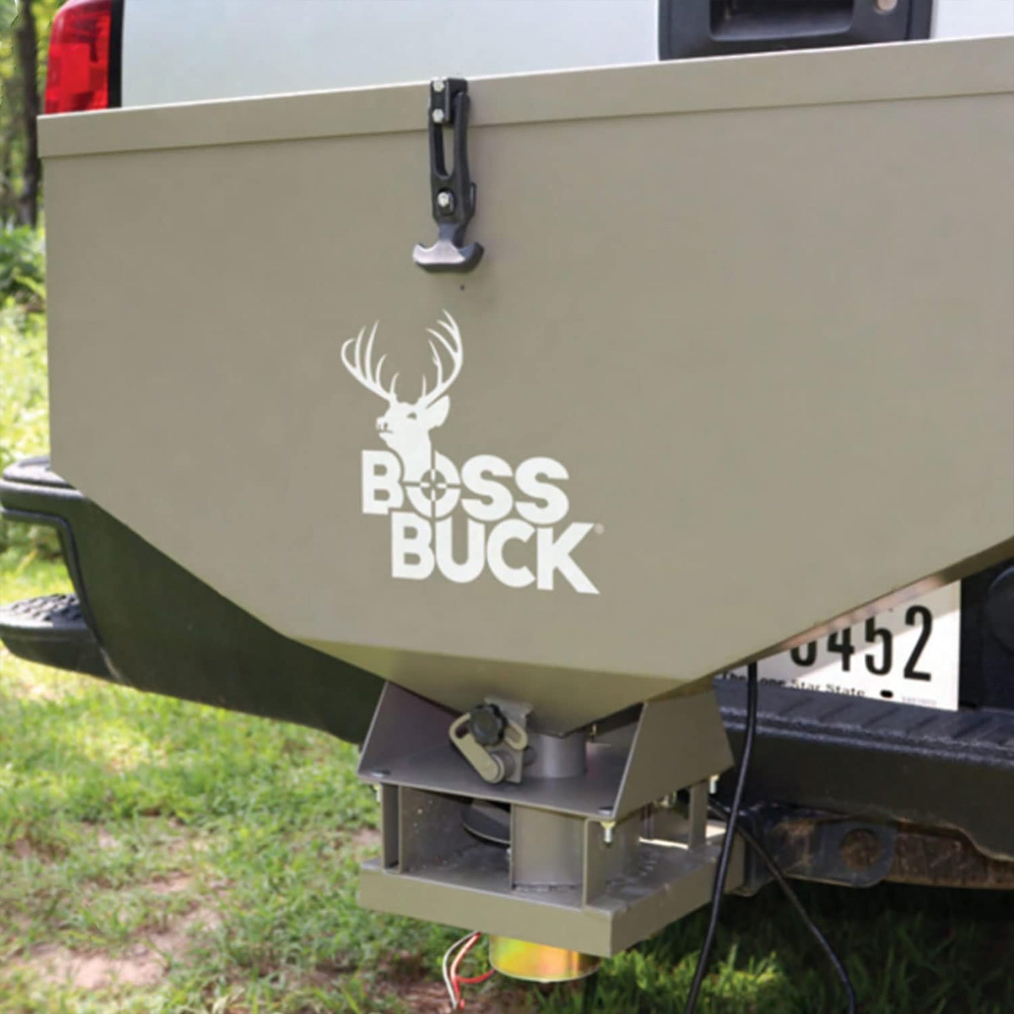 Boss Buck BB-1.80 80 Pound Capacity Non-Typical ATV Feed Spreader and Seeder - VMInnovations