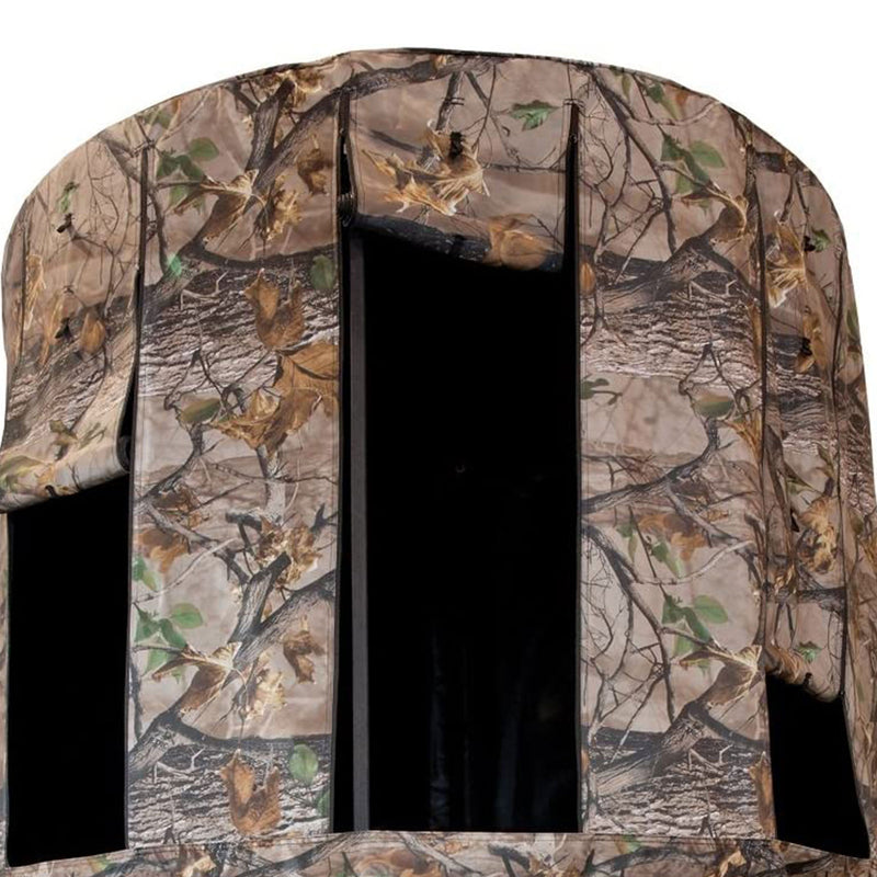 Muddy Roof Kit Hunting Gear, Hunting Blind w/ 8 Windows for Liberty Tripod Stand