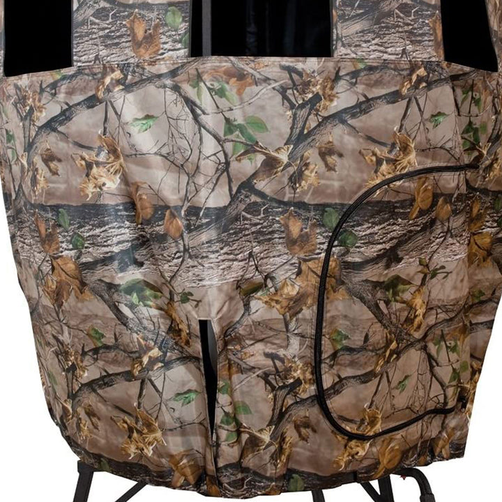 Muddy Roof Kit Hunting Gear, Hunting Blind w/ 8 Windows for Liberty Tripod Stand